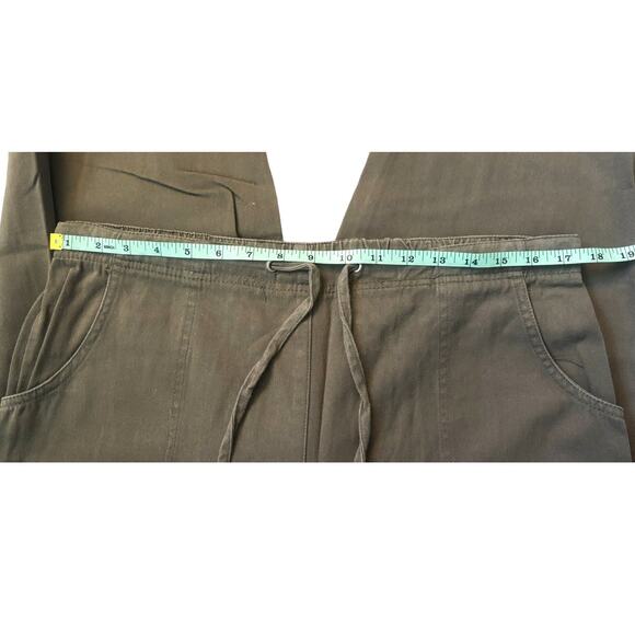 Vintage Erika Petite Green Cropped Pants Womens Size PL - Picture 4 of 6
